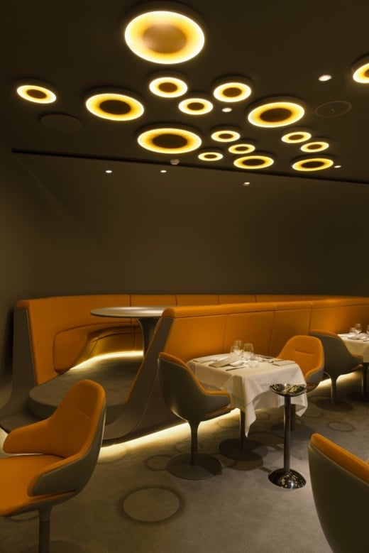 innovative-restaurant-beleuchtung-idee-Ciel de Paris