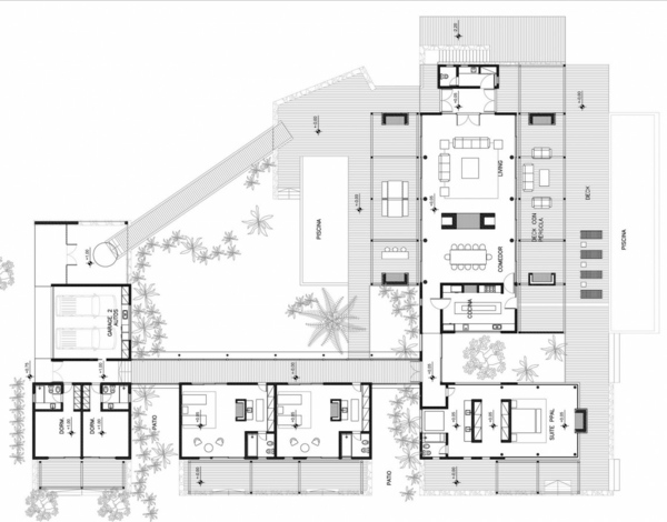 minimalistische-Hausarchitektur-Bauplan