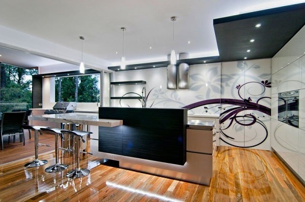 moderne-Luxus-Küchen-Design-Interieur