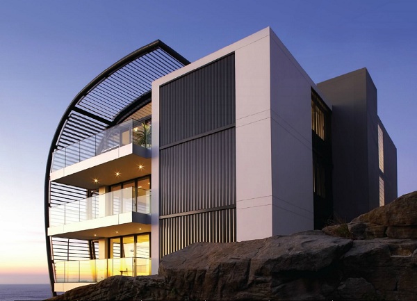 Moderne Wohnungsausstattung an der K ste Australiens