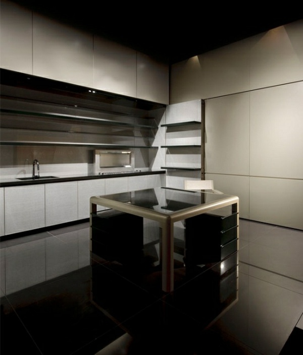 moderne-minimalistische-Küche-Armani-Casa
