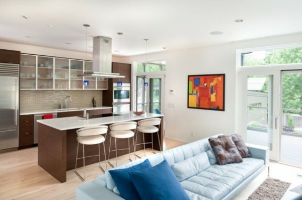 praktisches-modernes-Interieur-Wohnzimmer-Küche