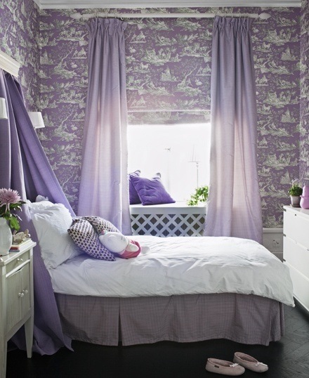 romantische-wanddeko-helle-lila-farben-schlafzimmer