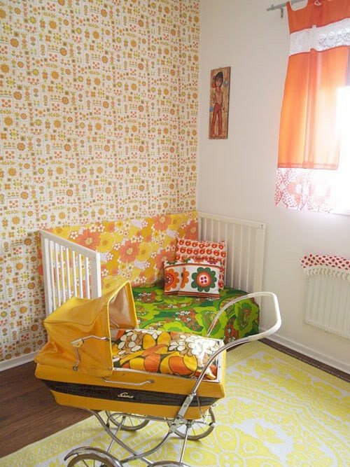 vintage-farbtöne-babyzimmer