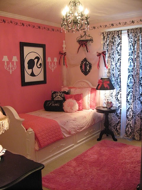 vintage-schlafzimmer-design-idee-rosa