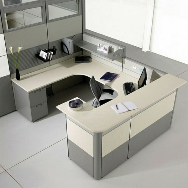 weiß-graue-moderne-Bürozelle