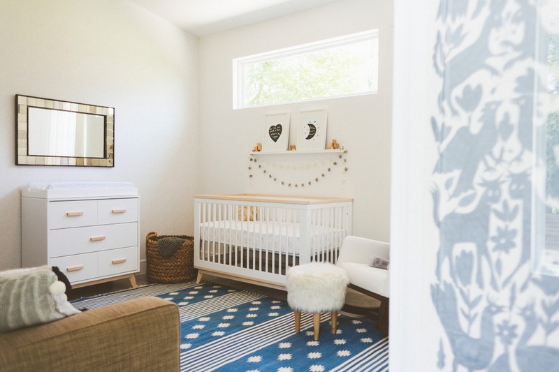 Babyzimmer-gestalten-Deko-Ideen-Teppich-skandinavisch