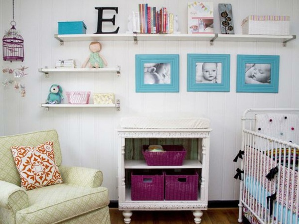 Babyzimmer-gestalten-Deko-Ideen-babyfotos