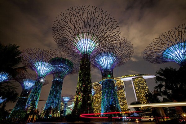 Bay-South-botanische-Garten-singapur-nachtbeleuchtung