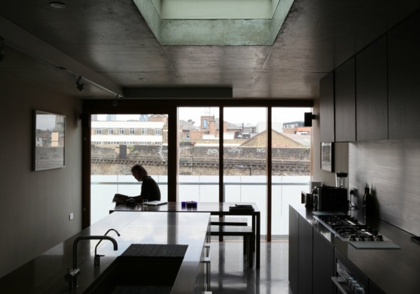 Das-moderne-Stadthaus-küche-design