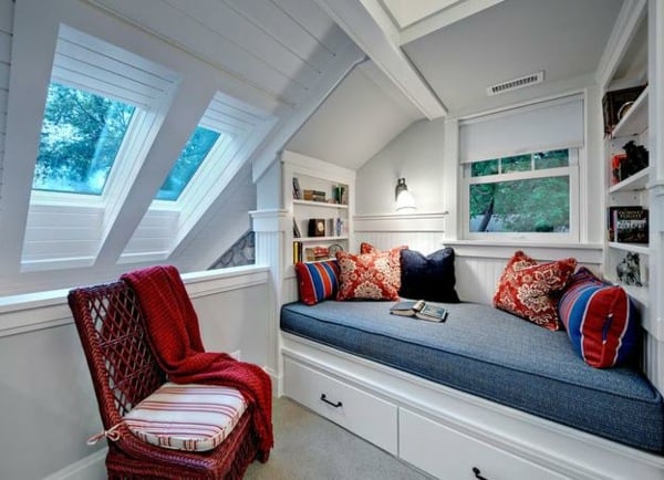 Gestaltungsideen-Schlafzimmer-mit-Dachschräge-einbauschrank