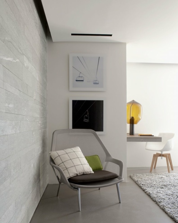 Hütte-mit-moderner-Innenarchitektur-designermöbel