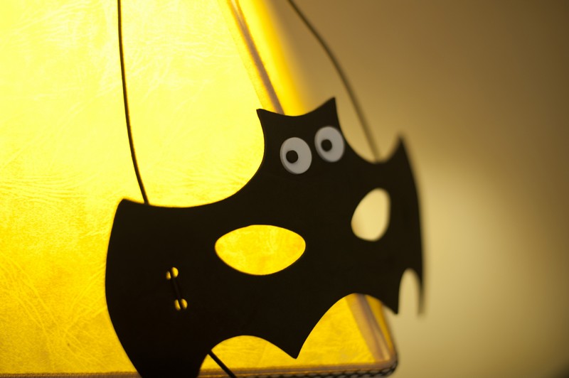 Halloween-Dekorationen-Fledermaus-Maske-Papier-ausschneiden