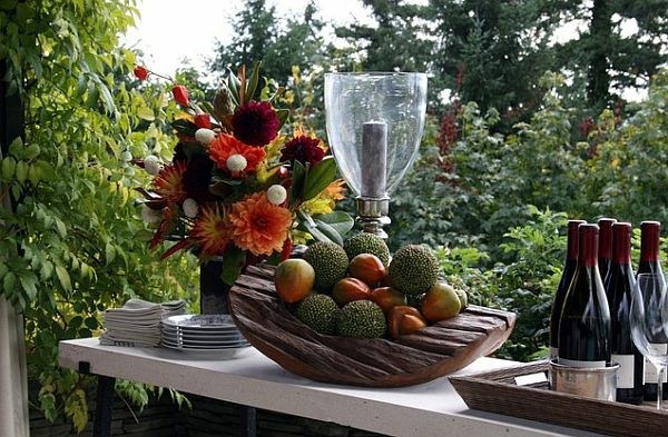 Herbst-Tisch-Garten