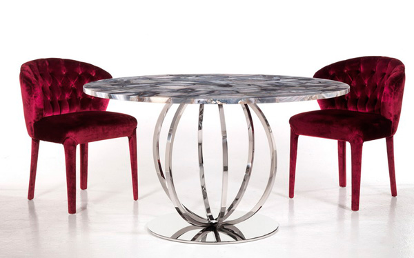 Italienische-Möbel-von-Zanaboni-rotes-samt-stühle