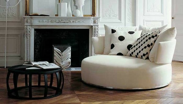 Möbel-von-B&B-Italia-rundes-sofa