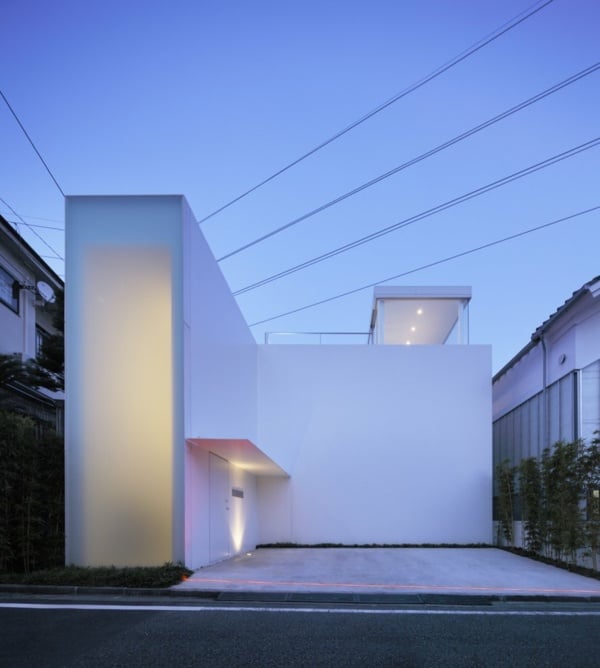 Minimalismus-pur-japanischen-Architektur-fassade