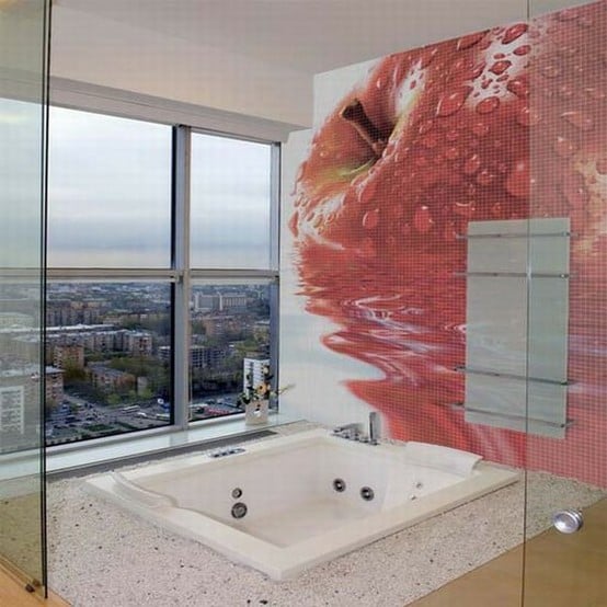 Mosaik-Fliesen-Badezimmer