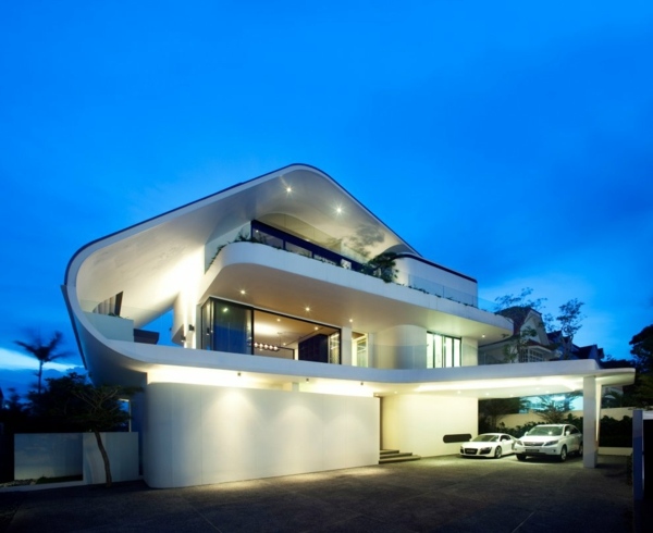 Preisgekrönte-nachhaltige-Architektur-nachtbeleuchtung