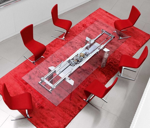 Roche Bobois-modernes-Möbeldesign-glastisch