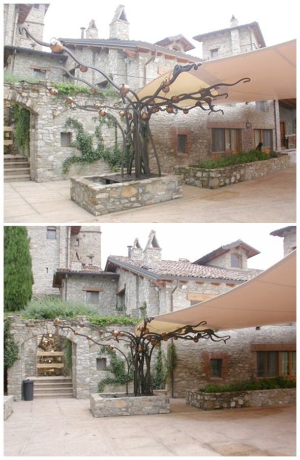 Schmiedeeisen-Unikate-Fabbro-Candeago-goldene-äpfel