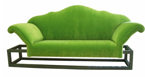 grünes-Sofa-interessante-Konstruktion