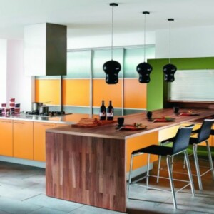 grün-orange-super-coolen-Küchen