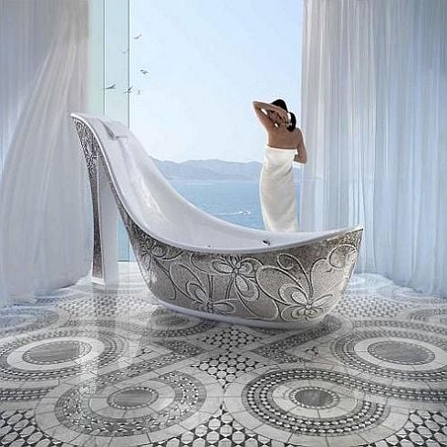 luxuriösen-Mosaik-Fliesen-Sicis-badewanne-kollektion