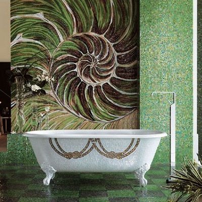 luxuriösen-Mosaik-Fliesen-Sicis-badwanne