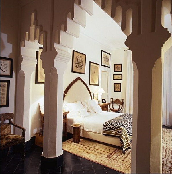 orientalische-Kolumne-Schlafzimmer