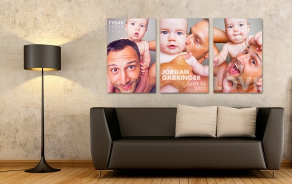 Familienfotos-an-die-Wand-dynamische-bilder