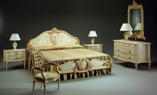 Königliche-schlafzimmer-Möbel-Meroni-handgemacht