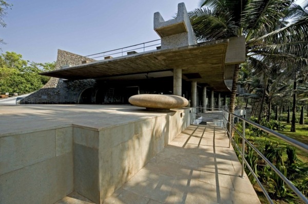 Luxus-Familienhaus-Ozean-Indien