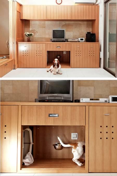 Möbel-Ideen-Haustier-Toru Hirose-wohnzimmer