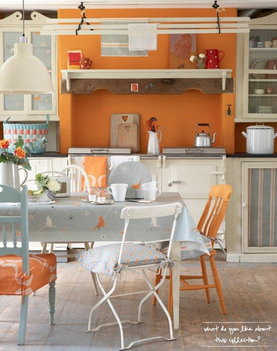 Orange-Küchenrückwand-kleine-akzente