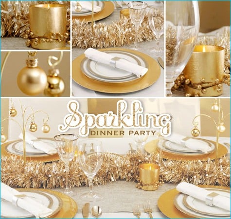 Silvesterparty-Deko-glamouriöse-goldene-tischdeko
