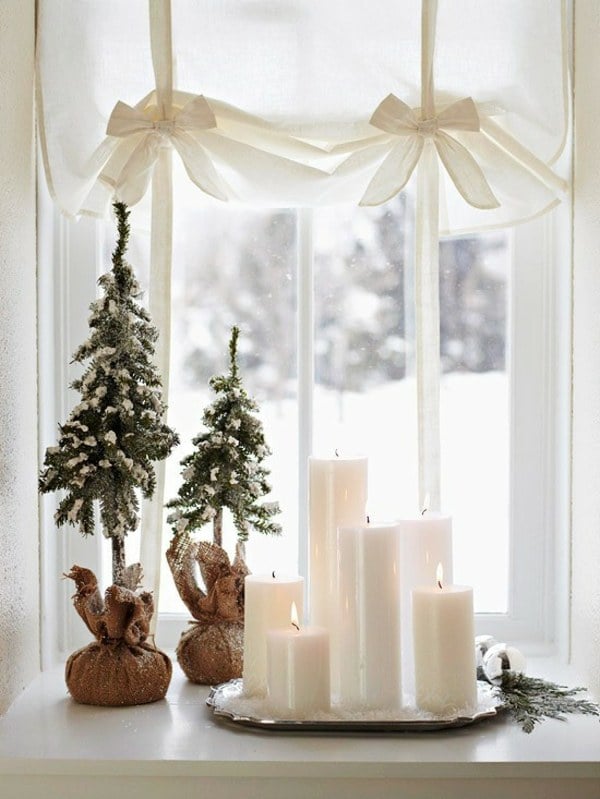 Weihnachtsdeko-Idee-Fensterdeko-Kerzen