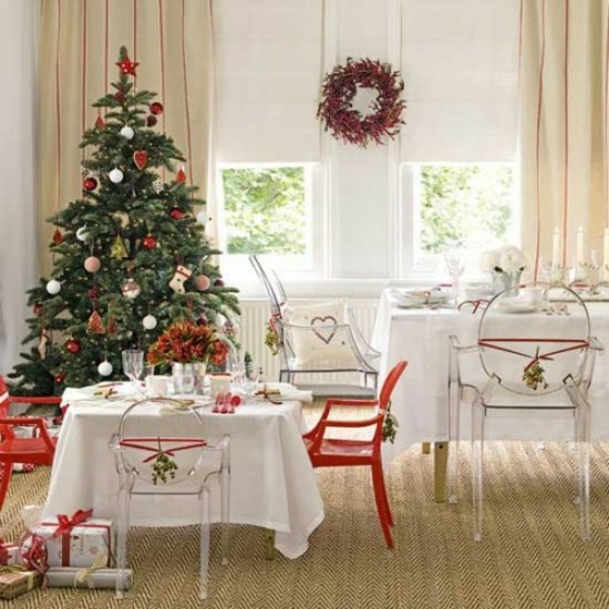 Weihnachtssockel-Weihnachtsbaum-Wohnzimmer