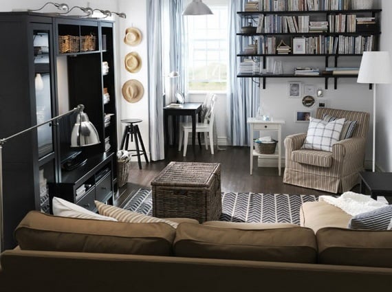 Wohnzimmer-Design-Ideen-IKEA-safari-stil