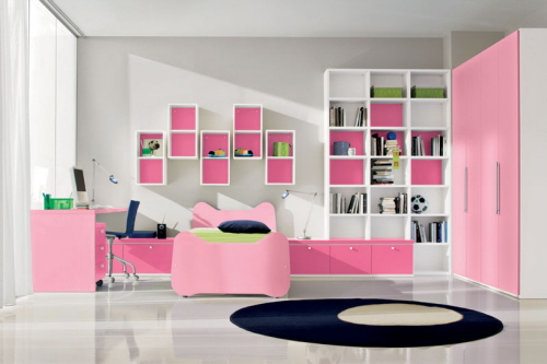bunte-Kinderzimmermöbel-rosa-mädchen-design