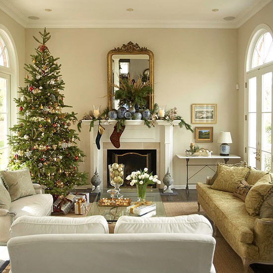 gemütliches-wohnzimmer-weihnachtsbaumschmuck