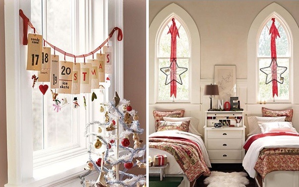 ideen-Fensterdeko-zu-Weihnachten-adventskalender-schlafzimmer