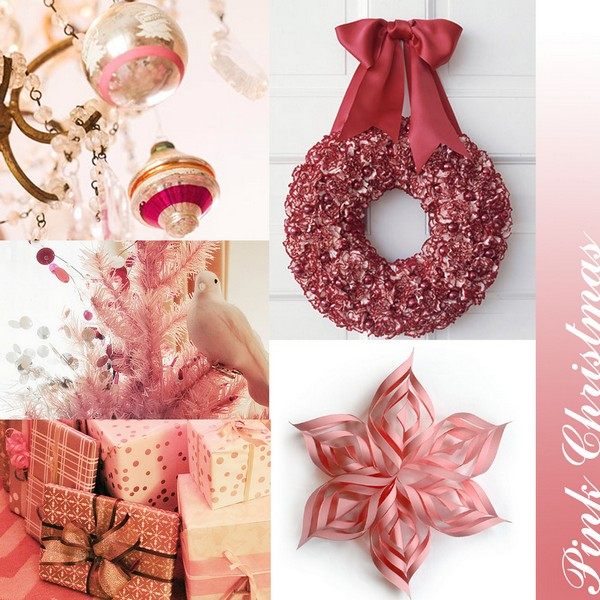 rosa-Weihnachtskranz-Papiersterne-selber-basteln