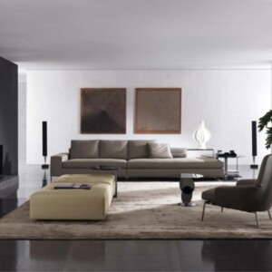 trendige-Möbel-Wohnzimmer-beige-braun-Farbschema