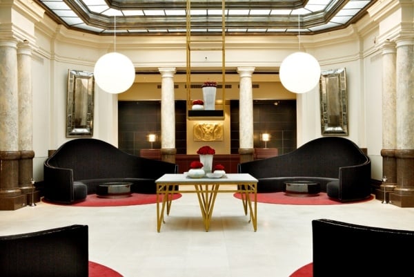 Einrichtungsideen Tomasso Ziffer hotel lobby lounge