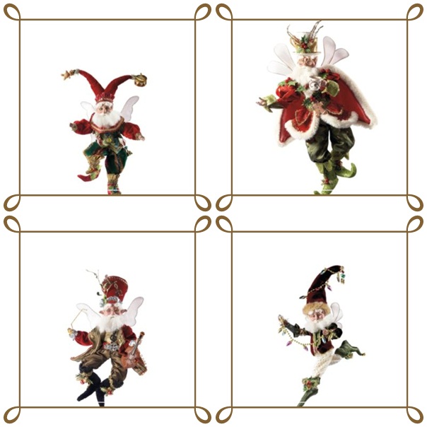 Elfen-Weihnachtsdeko-Figuren