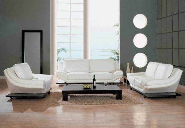 Ideen-weißes-Wohnzimmer-möbeldesign
