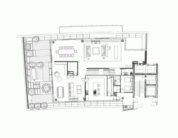 Modernes Appartement MAP MX erdgeschoss plan
