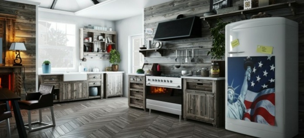 Holz Küche Möbel Design