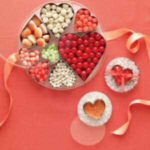 Süßigkeiten Valentinstag Herzbonbons